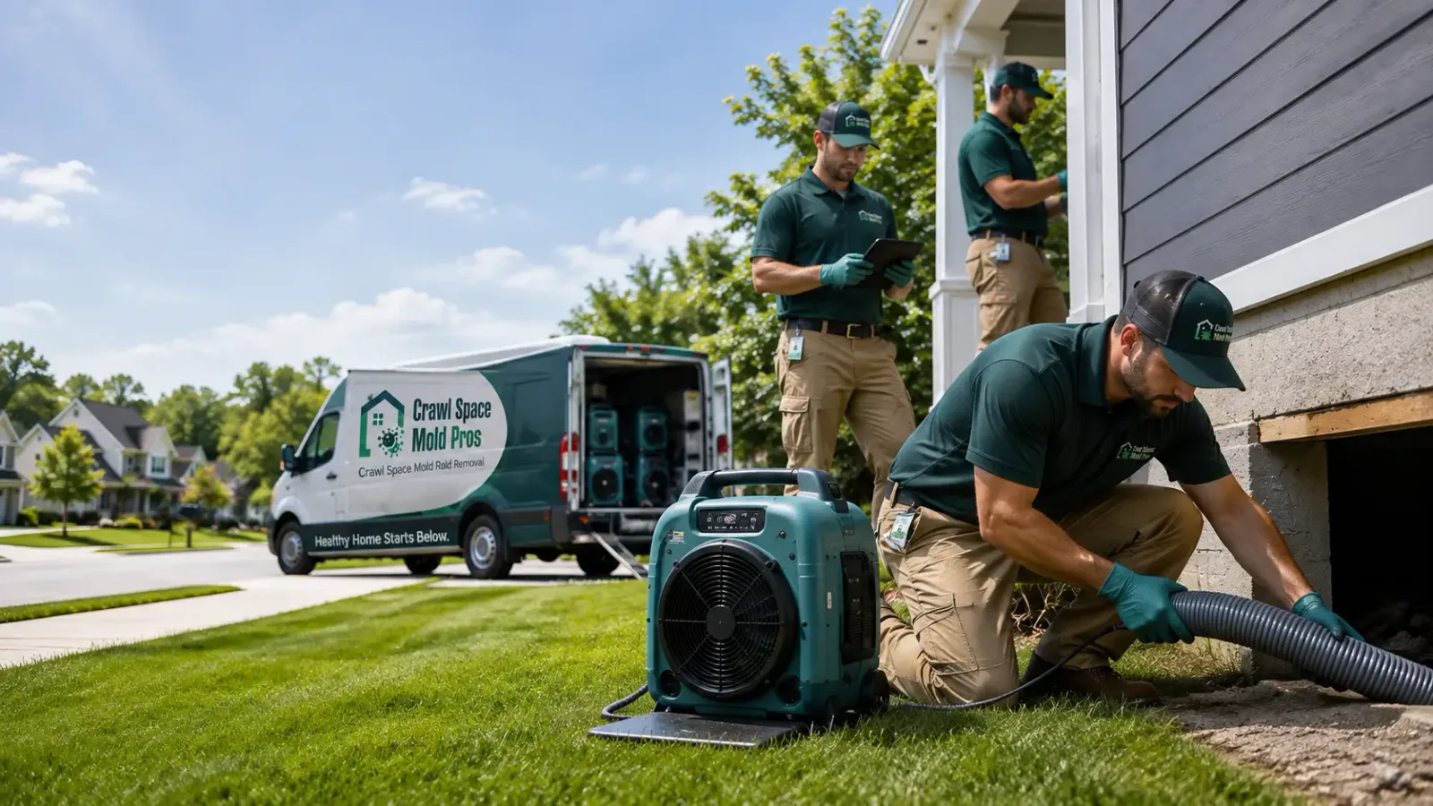 Crawl Space Mold Removal in Rockford, AL